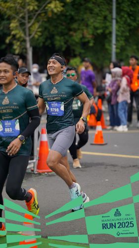 Race photo from Mangkunegaran Run 2025