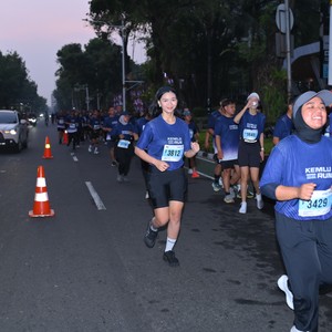 Race photo from KEMLU RUN 2026