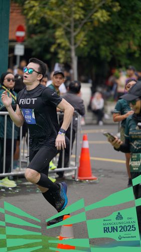 Race photo from Mangkunegaran Run 2025