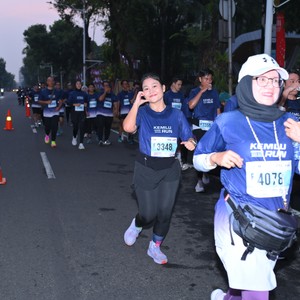 Race photo from KEMLU RUN 2026
