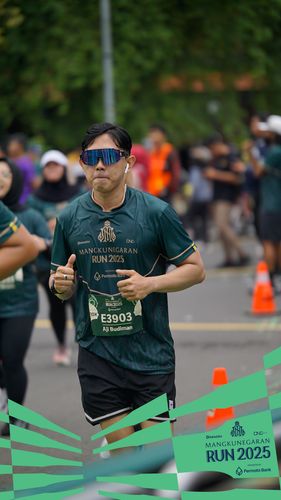 Race photo from Mangkunegaran Run 2025