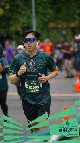 Race photo from Mangkunegaran Run 2025