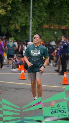 Race photo from Mangkunegaran Run 2025