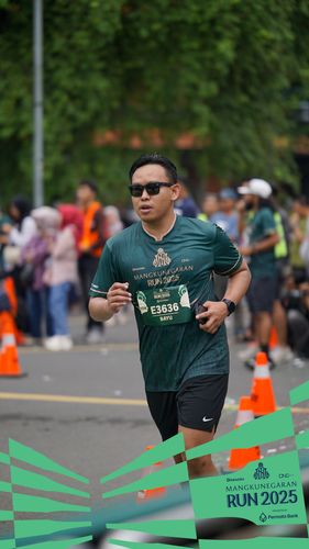 Race photo from Mangkunegaran Run 2025