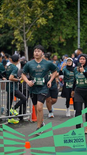 Race photo from Mangkunegaran Run 2025
