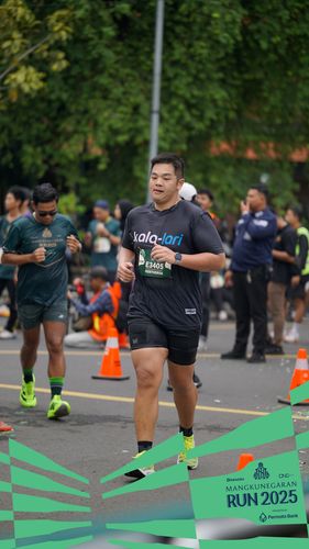 Race photo from Mangkunegaran Run 2025