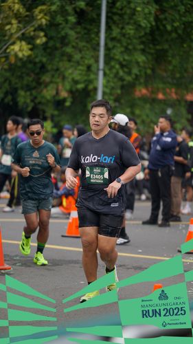 Race photo from Mangkunegaran Run 2025