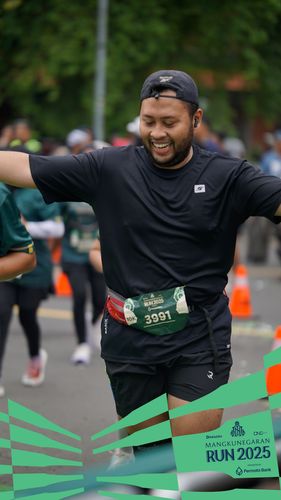 Race photo from Mangkunegaran Run 2025