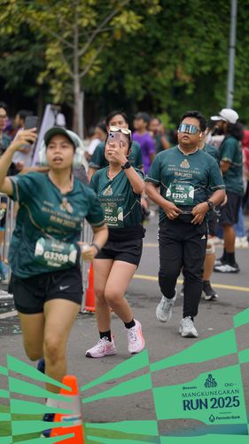 Race photo from Mangkunegaran Run 2025