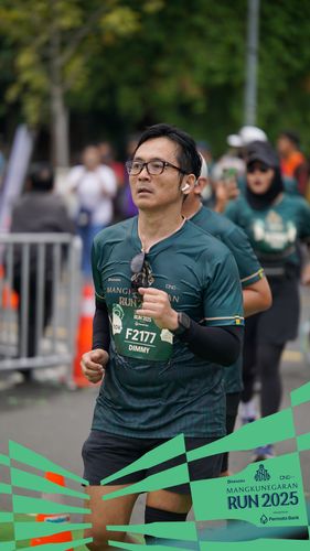 Race photo from Mangkunegaran Run 2025