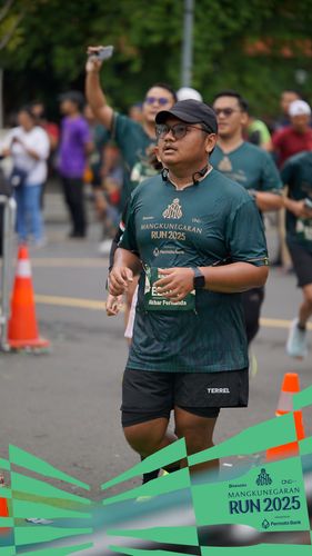 Race photo from Mangkunegaran Run 2025
