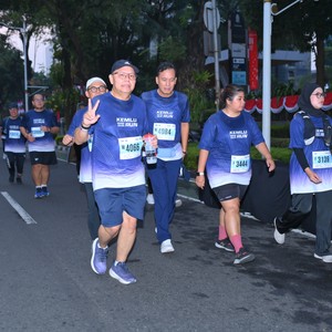 Race photo from KEMLU RUN 2026