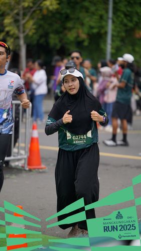 Race photo from Mangkunegaran Run 2025