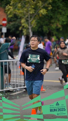 Race photo from Mangkunegaran Run 2025