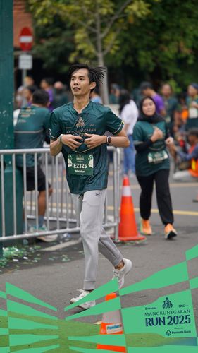 Race photo from Mangkunegaran Run 2025