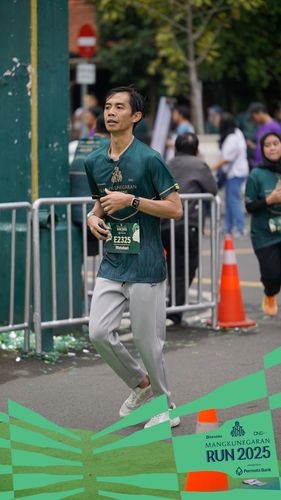 Race photo from Mangkunegaran Run 2025
