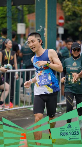 Race photo from Mangkunegaran Run 2025