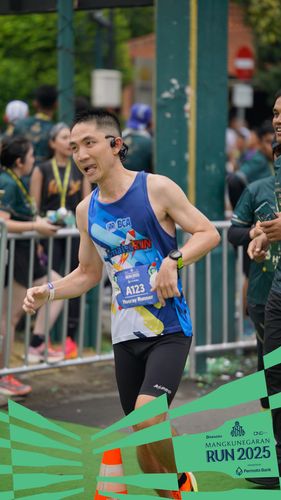 Race photo from Mangkunegaran Run 2025