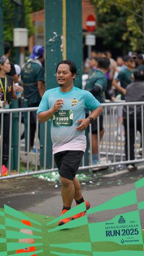 Race photo from Mangkunegaran Run 2025