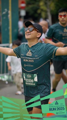 Race photo from Mangkunegaran Run 2025