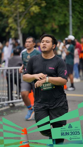 Race photo from Mangkunegaran Run 2025