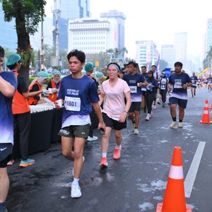 Race photo from KEMLU RUN 2026