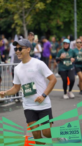Race photo from Mangkunegaran Run 2025