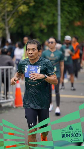 Race photo from Mangkunegaran Run 2025