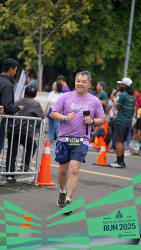 Race photo from Mangkunegaran Run 2025