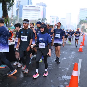 Race photo from KEMLU RUN 2026