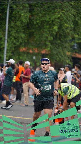 Race photo from Mangkunegaran Run 2025