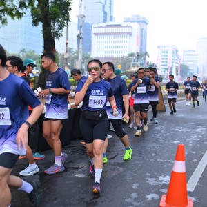 Race photo from KEMLU RUN 2026