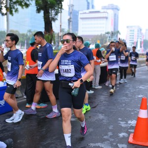 Race photo from KEMLU RUN 2026