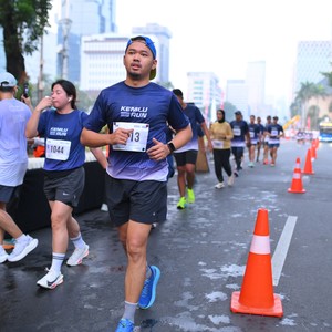 Race photo from KEMLU RUN 2026