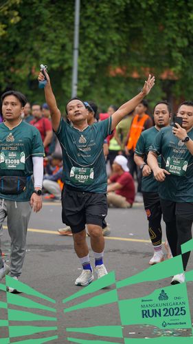 Race photo from Mangkunegaran Run 2025