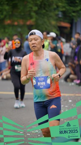 Race photo from Mangkunegaran Run 2025