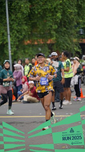 Race photo from Mangkunegaran Run 2025