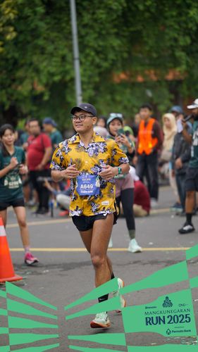 Race photo from Mangkunegaran Run 2025
