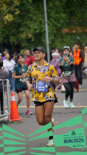 Race photo from Mangkunegaran Run 2025
