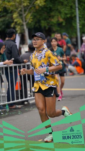 Race photo from Mangkunegaran Run 2025