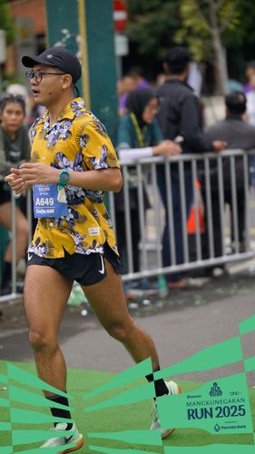 Race photo from Mangkunegaran Run 2025