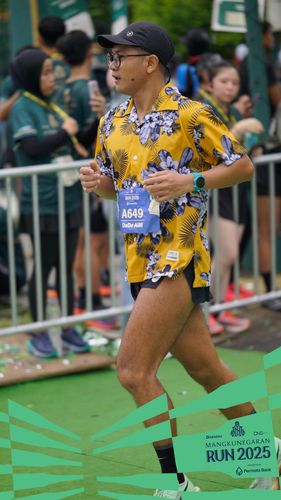 Race photo from Mangkunegaran Run 2025