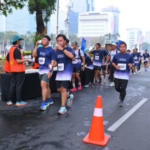 Race photo from KEMLU RUN 2026