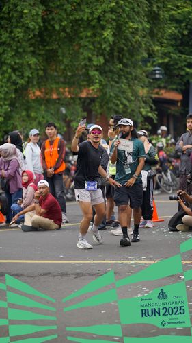 Race photo from Mangkunegaran Run 2025