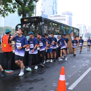 Race photo from KEMLU RUN 2026