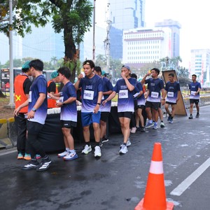 Race photo from KEMLU RUN 2026