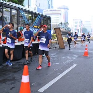 Race photo from KEMLU RUN 2026