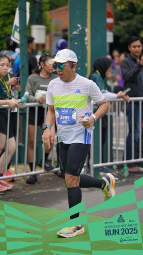 Race photo from Mangkunegaran Run 2025