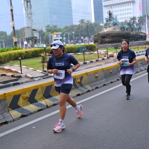 Race photo from KEMLU RUN 2026