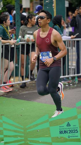 Race photo from Mangkunegaran Run 2025